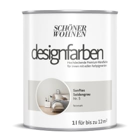 Designfarbe Seidengrau 1 l Wandfarbe Schöner Wohnen 660991700000 Inhalt 1.0 l Bild Nr. 1