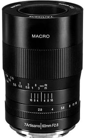 7Artisans 60mm F2.8 Makro Sony E Objektiv 60mm F2.8 Makro Sony E Objektiv 7Artisans 785300160167 Bild Nr. 1