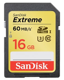 Extreme 60MB/s SDHC 16GB U3