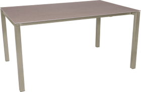KANO, Gestell Polar Silber, Platte Keramik Gartentisch KANO, Gestell Polar Silber, Platte Keramik Gartentisch 753194015082 Grösse L: 150.0 cm x B: 95.0 cm x H: 74.0 cm Farbe Basalt Bild Nr. 1