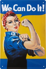 Werbe-Blechschild We Can Do It! Werbe-Blechschild We Can Do It! 605058600000 Bild Nr. 1