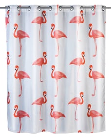WENKO Duschvorhang Flamingo Flex Anti-Schimmel Duschvorhang Flamingo Flex Anti-Schimmel WENKO 674008300000 Bild Nr. 1
