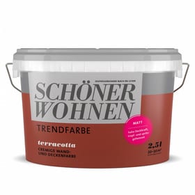 Couleur tendance mate Terracot 2.5 l Peinture murale Schöner Wohnen 660984800000 Contenu 2.5 l Photo no. 1