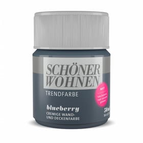 Schöner Wohnen Trendfarbe Matt Tester Blueberry 50 ml Wandfarbe Trendfarbe Matt Tester Blueberry 50 ml Wandfarbe Schöner Wohnen 660983600000 Inhalt 50.0 ml Bild Nr. 1