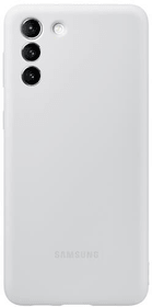 Silikon-Backcover  Silicone Cover Light Gray Smartphone Hülle Samsung 785300157282 Bild Nr. 1