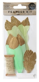 I AM CREATIVE Set de plumes, vert Set de plumes, vert I AM CREATIVE 666208400000 Photo no. 1