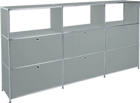 FLEXCUBE Buffet alto FLEXCUBE Buffet alto 401814930380 Dimensioni L: 227.0 cm x P: 40.0 cm x A: 118.0 cm Colore Grigio N. figura 1