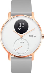 Nokia Steel HR (36 mm) Rose Gold / Grey Silicone Wristband Special Edition Steel HR (36 mm) Rose Gold / Grey Silicone Wristband Special Edition Nokia 785300134670 Bild Nr. 1