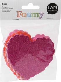 FOAMY, coeur scintillement, 8 pcs FOAMY, coeur scintillement, 8 pcs 666779500000 Photo no. 1