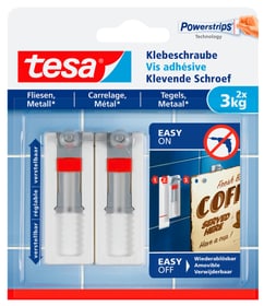 Tesa Klebeschraube verstellbar, Fliesen, 3 kg Klebeschraube verstellbar, Fliesen, 3 kg Tesa 675233500000 Bild Nr. 1