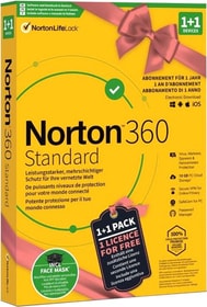 Security 360 Standard 1+1 inkl. Face Mask [PC/Mac/Android/iOS] (D/F/I) Physisch (Box) Norton 785300155731 Bild Nr. 1