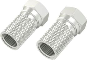Hama F-Stecker, 6,8 mm, schraubbar, 2 Stück Antennenstecker-Set F-Stecker, 6,8 mm, schraubbar, 2 Stück Antennenstecker-Set Hama 785300180162 Bild Nr. 1
