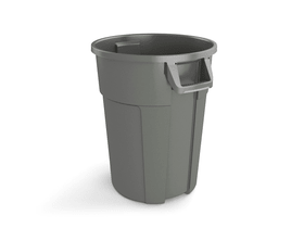 Rotho Pro Titan Mülltonne 85l ohne Deckel, Kunststoff (PP) BPA-frei, anthrazit rothopro 674136800000 Bild Nr. 1
