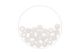 Perle 6mm Polaris mat 20pcs blanc Perle 6mm Polaris mat 20pcs blanc 608128900000 Photo no. 1
