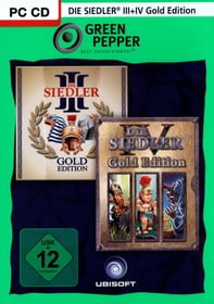 PC - Green Pepper: Die Siedler 3 Gold + Die Siedler 4 Gold Box PC - Green Pepper: Die Siedler 3 Gold + Die Siedler 4 Gold Box 785300121650 N. figura 1