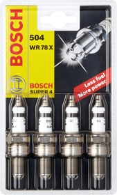 Super 4 504 WR 78 X Zündkerze Bosch 620443100000 Bild Nr. 1