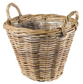 Do it + Garden aus Rattan Pflanzenkorb aus Rattan Pflanzenkorb Do it + Garden 656106000000 Farbe Grau Grösse ø: 40.0 cm x H: 30.0 cm Bild Nr. 1