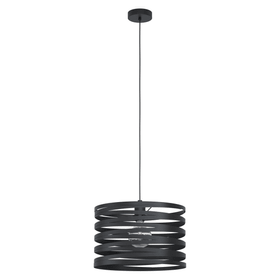 LAMPADA A SOSPENSIONE NERO 'CREMELLA' LAMPADA A SOSPENSIONE NERO 'CREMELLA' 615161500000 N. figura 1