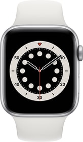 Apple Watch Series 6 GPS 44mm Silver Aluminium White Sport Band Smartwatch Watch Series 6 GPS 44mm Silver Aluminium White Sport Band Smartwatch Apple 785300155472 Bild Nr. 1