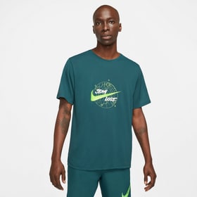 Nike Dri-Fit Miler Wild Run SS Running Top Herren-T-Shirt Dri-Fit Miler Wild Run SS Running Top Herren-T-Shirt Nike 470454200363 Grösse S Farbe Dunkelgrün Bild-Nr. 1