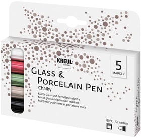 C.Kreul KREUL, glassporcelain pen chalky, set da 5 KREUL, glassporcelain pen chalky, set da 5 C.Kreul 666788300000 N. figura 1
