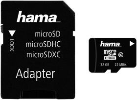 32GB Class 10 22MB / s + Adapter / Foto Scheda di memoria Hama 785300172165 N. figura 1