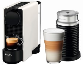 NESPRESSO Essenza Plus & Aeroccino Weiss XN5111 Kapselmaschine Essenza Plus & Aeroccino Weiss XN5111 Kapselmaschine NESPRESSO 718001400000 Bild Nr. 1
