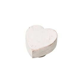 Bouton de meuble cœur blanc lavé Poignées & boutons de meubles 607127500000 Photo no. 1