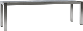 LOCARNO, 120 cm, struttura acciaio inox, piano Ceramica Panca M-Giardino 753193312072 Taglio L: 120.0 cm x L: 35.0 cm x A: 45.0 cm Colore Wild Grey N. figura 1