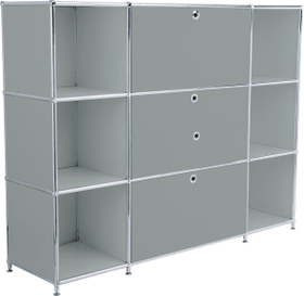 FLEXCUBE Buffet haut FLEXCUBE Buffet haut 401809400080 Dimensions L: 152.0 cm x P: 40.0 cm x H: 118.0 cm Couleur Gris Photo no. 1