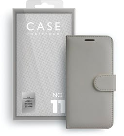 iPhone 13 mini, Book-Cover grau Smartphone Hülle Case 44 785300177266 Bild Nr. 1
