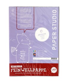Feinwellpappe A4, 10 Blatt, Metallic Pappe 668003600000 Bild Nr. 1