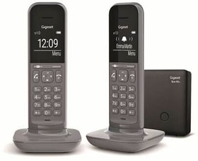 Gigaset Téléphone sans fil CL390A Duo Gris Téléphone fixe – acheter chez