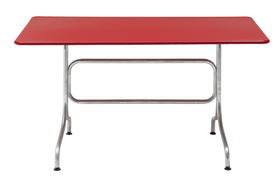 BAHAMAS 140 x 80 cm Table Schaffner 753166500000 Taille L: 140.0 cm x L: 80.0 cm x H: 72.0 cm Couleur Rouge Photo no. 1