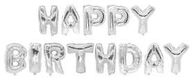 BIRTHDAY Folienballon BIRTHDAY Folienballon 440812600000 Farbe Silber Grösse T: 35.0 cm Bild Nr. 1