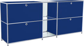 FLEXCUBE Sideboard FLEXCUBE Sideboard 401814320240 Grösse B: 189.0 cm x T: 40.0 cm x H: 80.5 cm Farbe Blau Bild Nr. 1