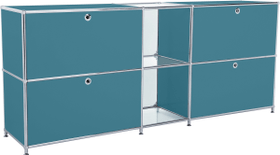 FLEXCUBE Sideboard FLEXCUBE Sideboard 401814320266 Grösse B: 189.0 cm x T: 40.0 cm x H: 80.5 cm Farbe Petrol Bild Nr. 1