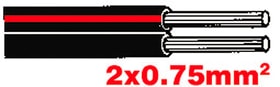 Hoelzle 10m Lautsprecherkabel 2x0.75 sz-rt, 10m Fahrzeugkabel 10m Lautsprecherkabel 2x0.75 sz-rt, 10m Fahrzeugkabel Hoelzle 621567700000 Bild Nr. 1