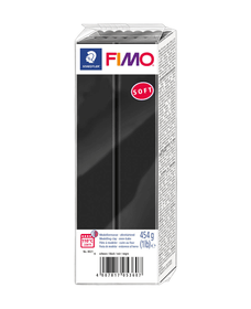 FIMO bloc grand, noires Pâte polymère Fimo 666930400000 Photo no. 1