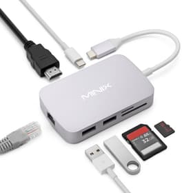 Minix NEO-C-GGR USB-C Multiport Mac grey Card Reader NEO-C-GGR USB-C Multiport Mac grey Card Reader Minix 798292800000 Bild Nr. 1