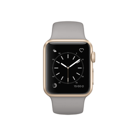 Watch Series 1, 38mm Aluminiumgehäuse, Gold, mit Sportarmband, Beton Smartwatch Apple 79814530000016 Bild Nr. 1