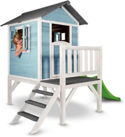 Kinderspielhaus Lodge XL, blau/weiss Kinderspielhaus Lodge XL, blau/weiss 647245800000 Bild Nr. 1