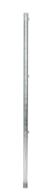 Poteau de clôture galvanisé Poteau en métal 636637800000 Couleur Gris zinc Taille L: 40.0 mm x H: 150.0 cm Photo no. 1