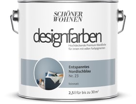 Designfarbe Nordischblau 2,5 l Wandfarbe Schöner Wohnen 660977500000 Inhalt 2.5 l Bild Nr. 1