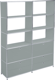 FLEXCUBE Scaffale FLEXCUBE Scaffale 401815620580 Dimensioni L: 152.0 cm x P: 40.0 cm x A: 193.0 cm Colore Grigio N. figura 1