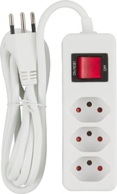 Durabase Presa multipla 3x compreso Commutatore bianco Steckdosenleisten Presa multipla 3x compreso Commutatore bianco Steckdosenleisten Durabase 791036300000 N. figura 1