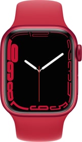 Watch Series 7 GPS, 41mm (PRODUCT)RED Aluminium Case with (PRODUCT)RED Sport Band Smartwatch Apple 785300162453 Bild Nr. 1