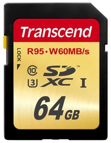 Transcend SDXC Card Ultimate R95/W60 64GB SDXC Card Ultimate R95/W60 64GB Transcend 785300126733 Bild Nr. 1