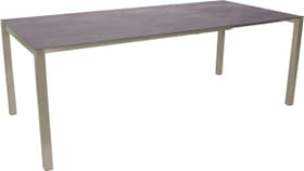 KANO, Gestell Polar Silber, Platte Keramik Gartentisch KANO, Gestell Polar Silber, Platte Keramik Gartentisch 753194015020 Grösse L: 150.0 cm x B: 95.0 cm x H: 74.0 cm Farbe Dark Night Bild Nr. 1