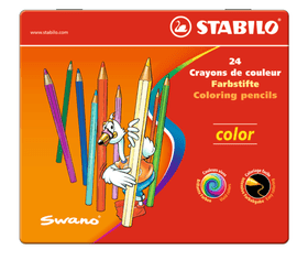 Buntstift STABILO® color 24er Metalletui Swano Stabilo 665319900000 Bild Nr. 1
